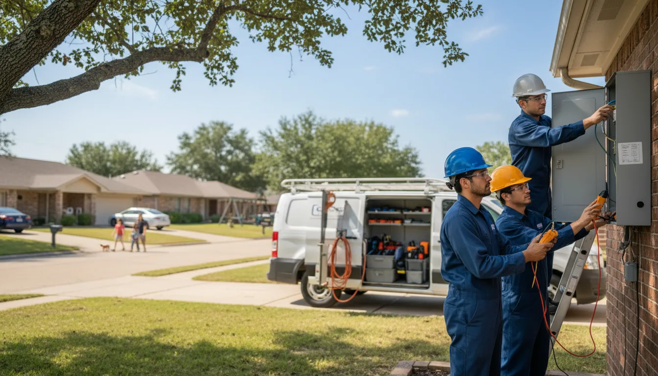 Certified electrician providing emergency electrical services in Joaquin, TX
